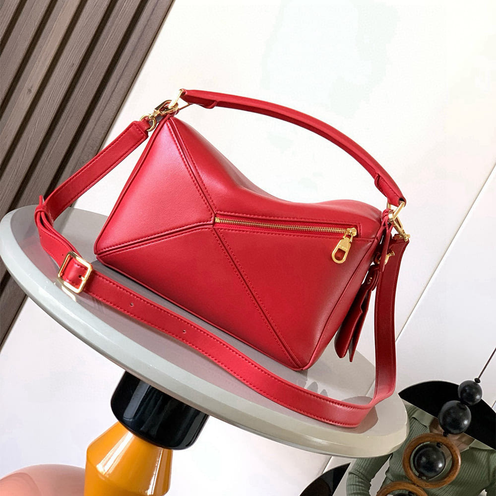 L0ew* Small Featherlight Puzzle bag in nappa lambskin(HIGH-END GRADE)