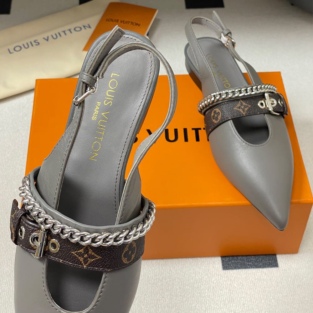 LV Vibe slingback ballet flats