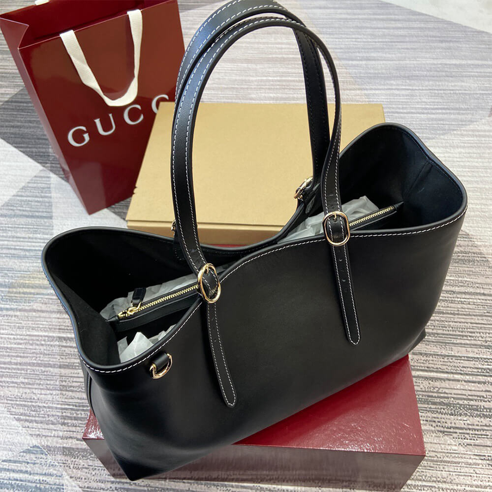 GG Emblem large tote bag