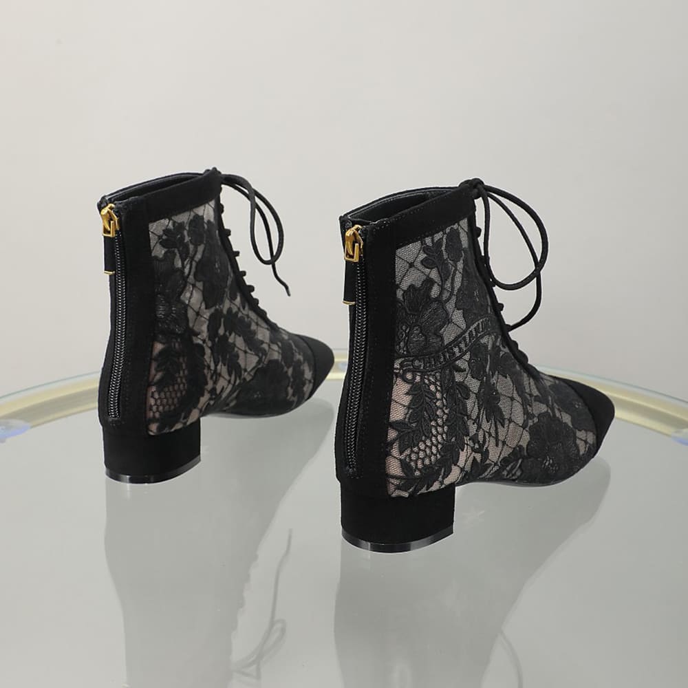 D10r Naughtily-D Heeled Ankle Boot