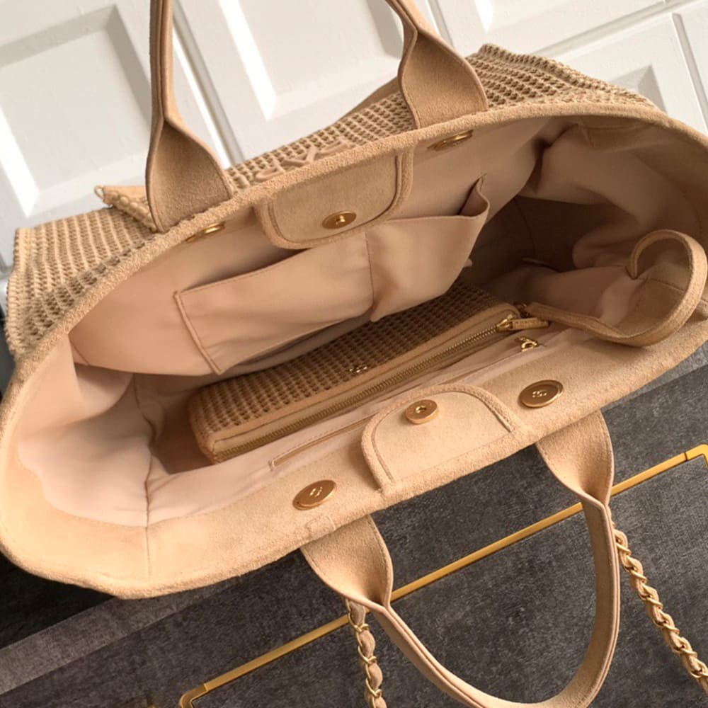 Ch**el Deauville Large Tote(HIGH-END GRADE)
