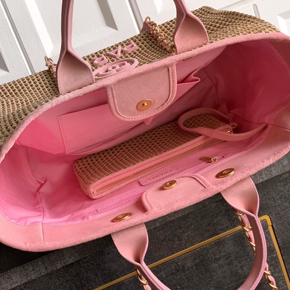 Ch**el Deauville Large Tote(HIGH-END GRADE)