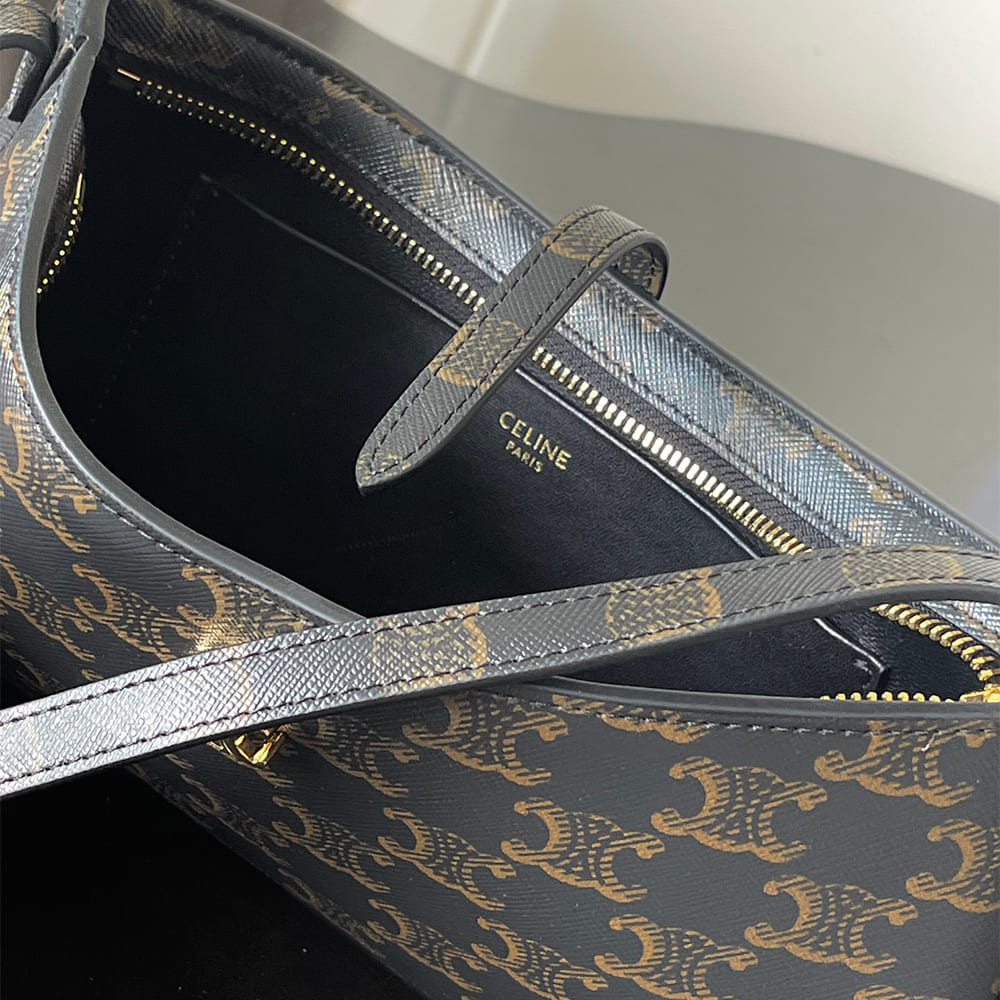 Ce1i*e TINA SHOULDER BAG IN Triomphe canvas