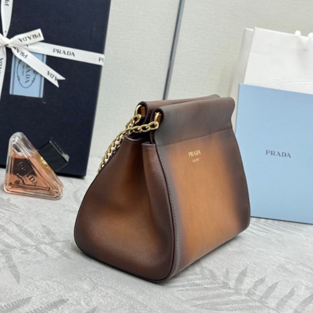 Pra*a Enchaine mini leather bag(HIGH-END GRADE)