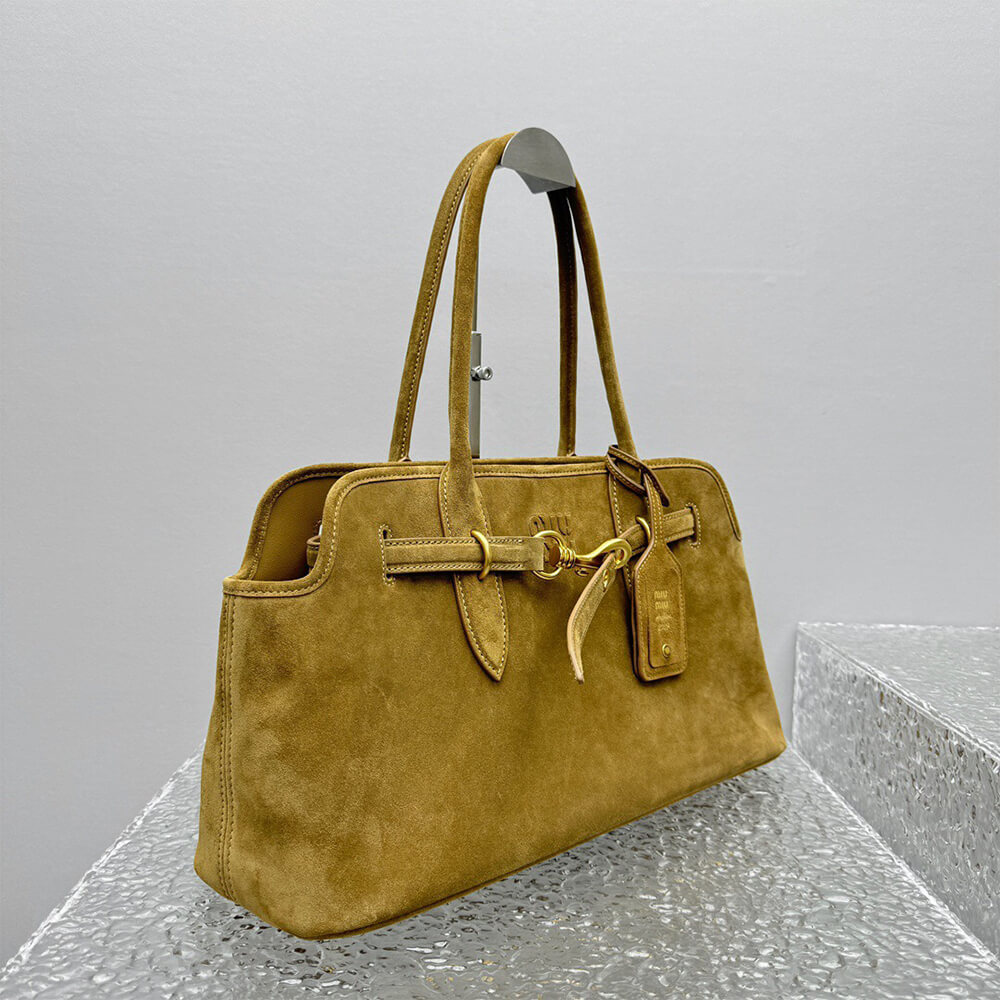 M1um1u Large Aventure suede bag(HIGH-END GRADE)