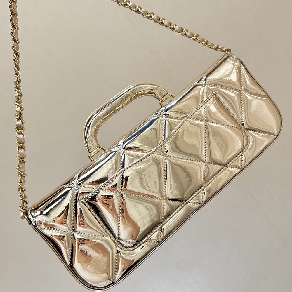 Ch**el Large Flap Bag With Top Handle(high-end grade)