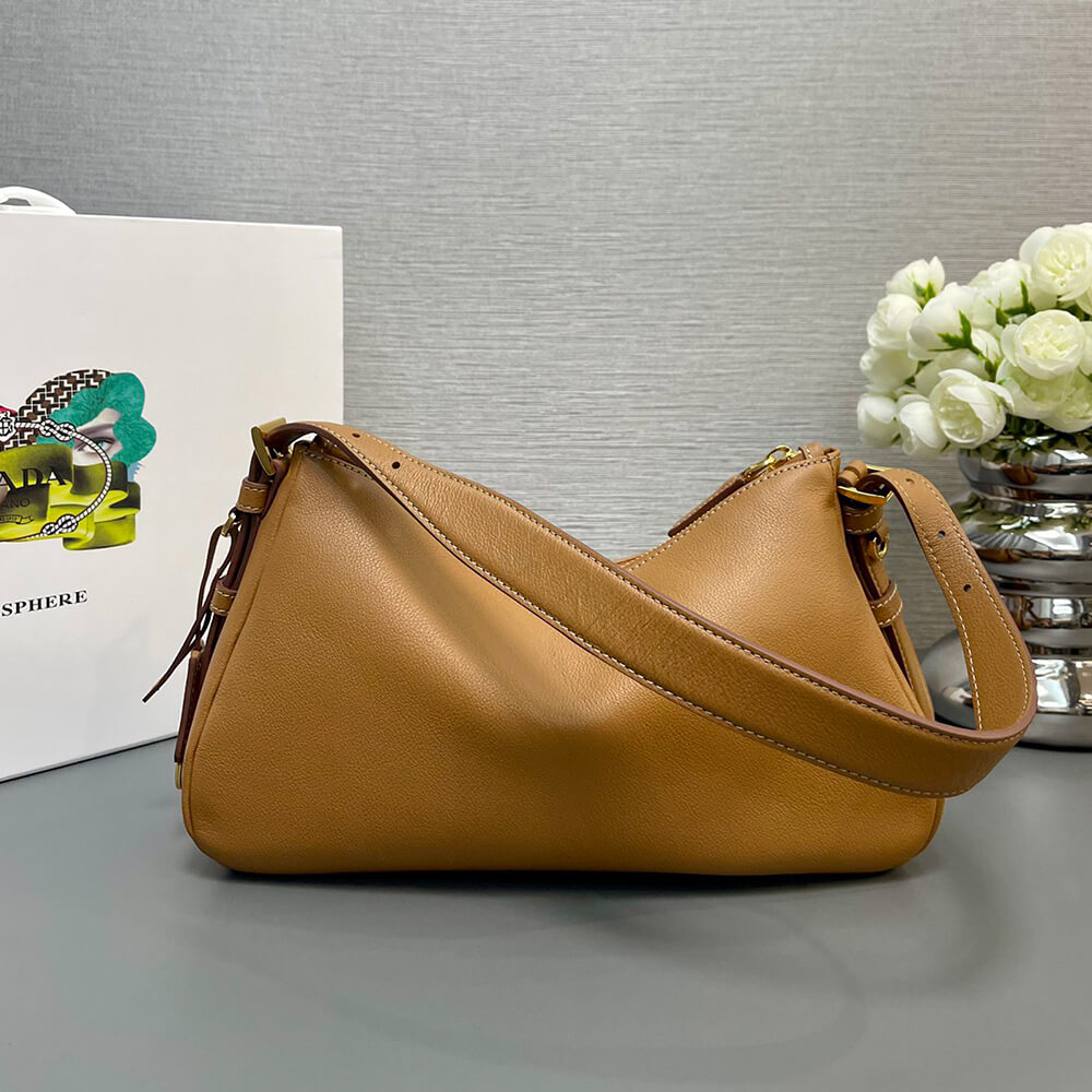 Pra*a Aimee medium leather shoulder bag