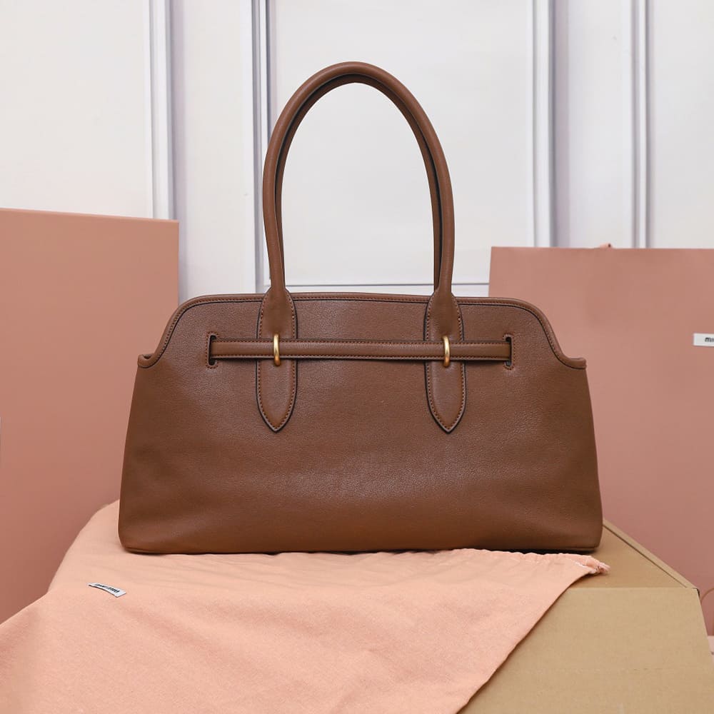M1um1u Large Aventure nappa leather bag(HIGH-END GRADE)