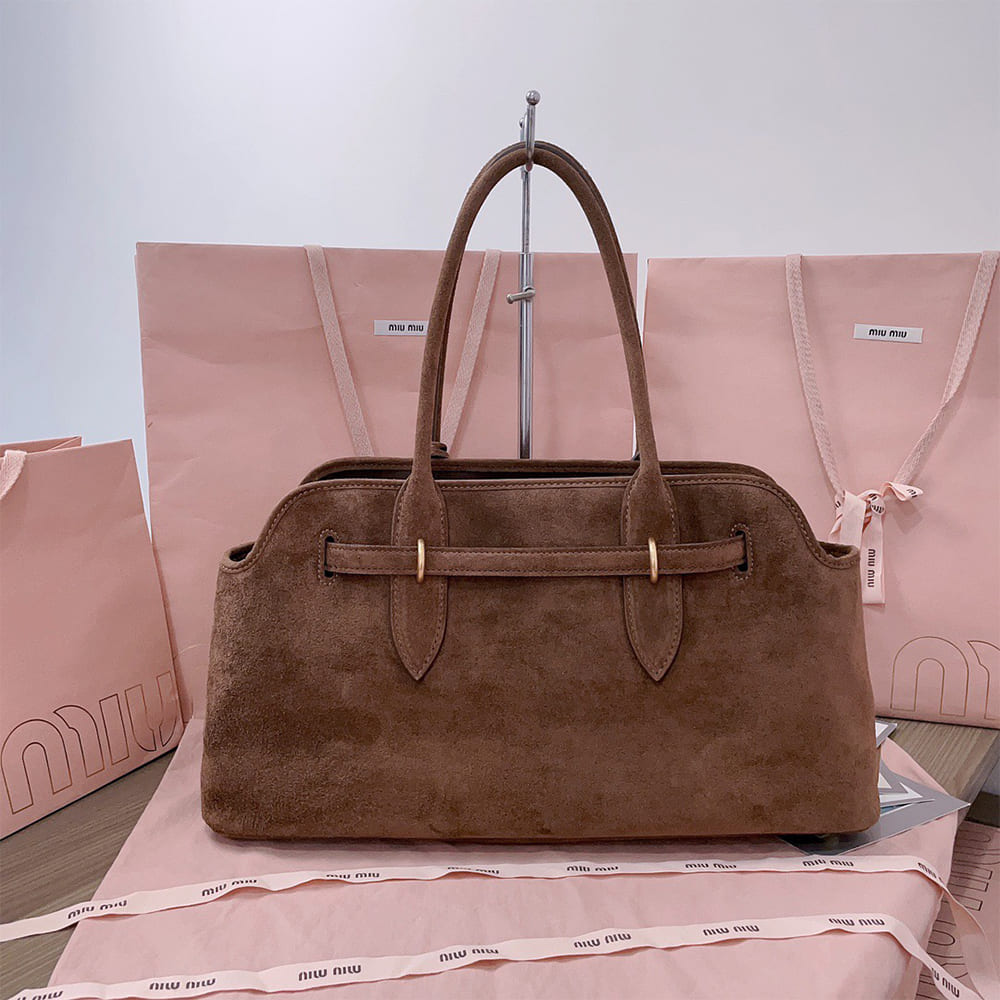 M1um1u Large Aventure suede bag(HIGH-END GRADE)