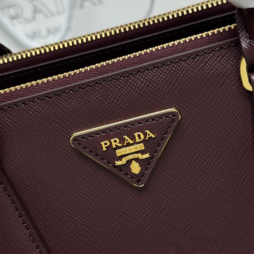 Pra*a Galleria medium Saffiano leather bag(HIGH-END GRADE)