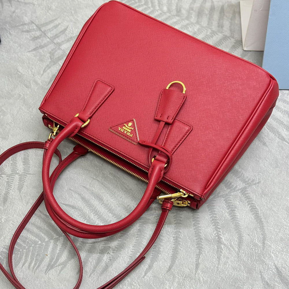 Pra*a Galleria medium Saffiano leather bag(HIGH-END GRADE)