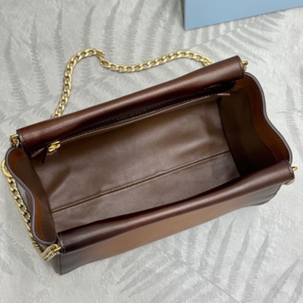 Pra*a Enchaine mini leather bag(HIGH-END GRADE)