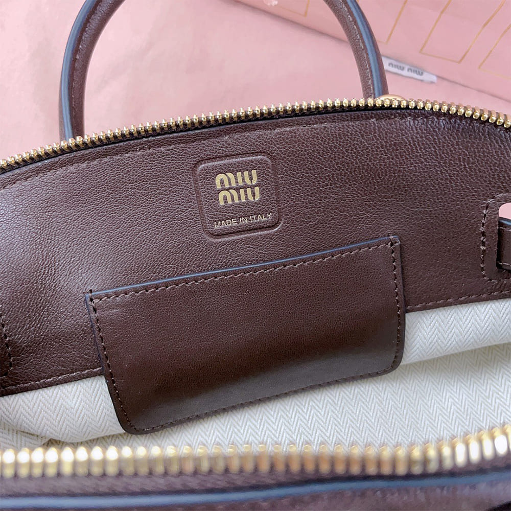 M1um1u Mini Aventure mini nappa leather bag(HIGH-END GRADE)