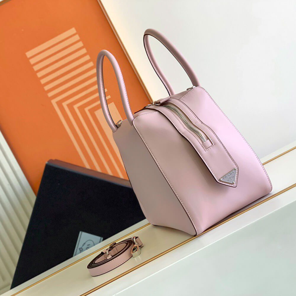 Pra*a S*pernova small brushed leather handbag(HIGH-END GRADE)