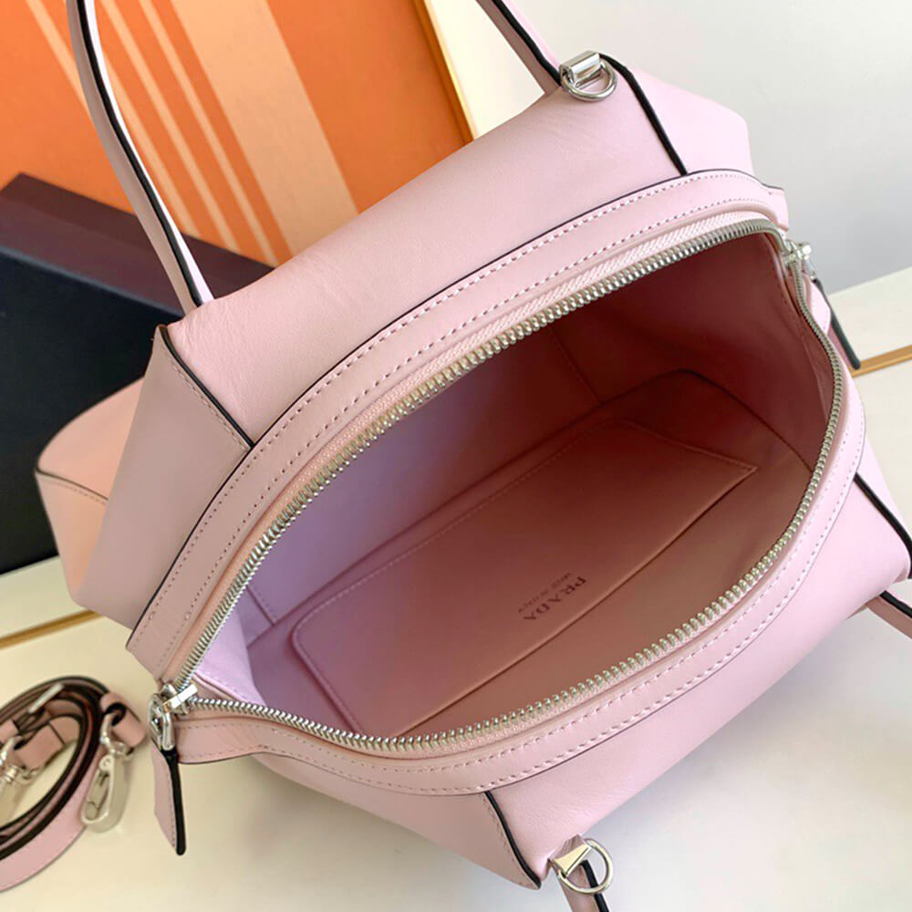 Pra*a S*pernova small brushed leather handbag(HIGH-END GRADE)