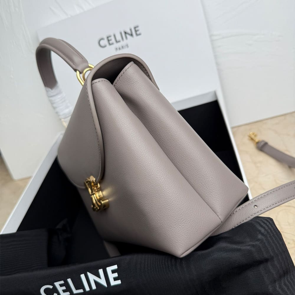 Ce1i*e MEDIUM NINO BAG IN S*pPLE GRAINED CALFSKIN(HIGH-END GRADE)