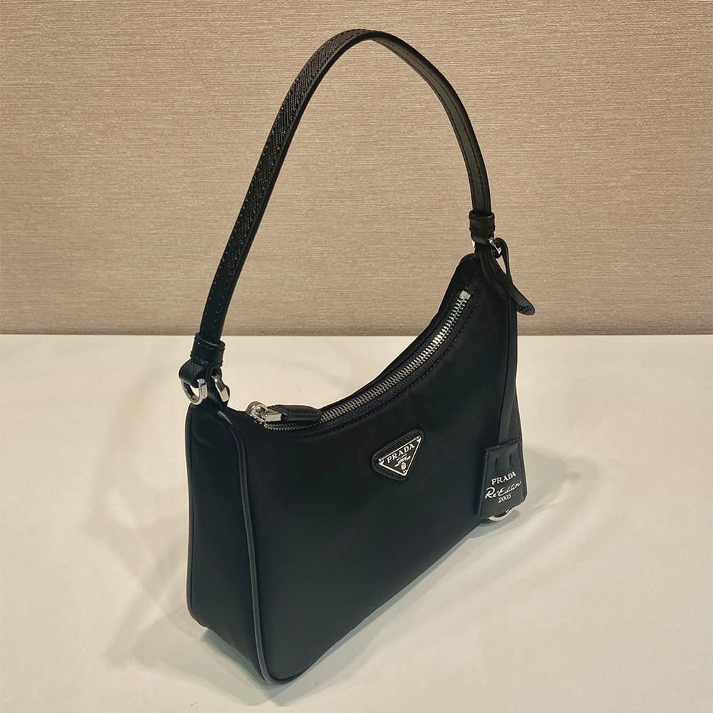 Pra*a Re-Edition 2005 Re-Nylon and Saffiano mini bag