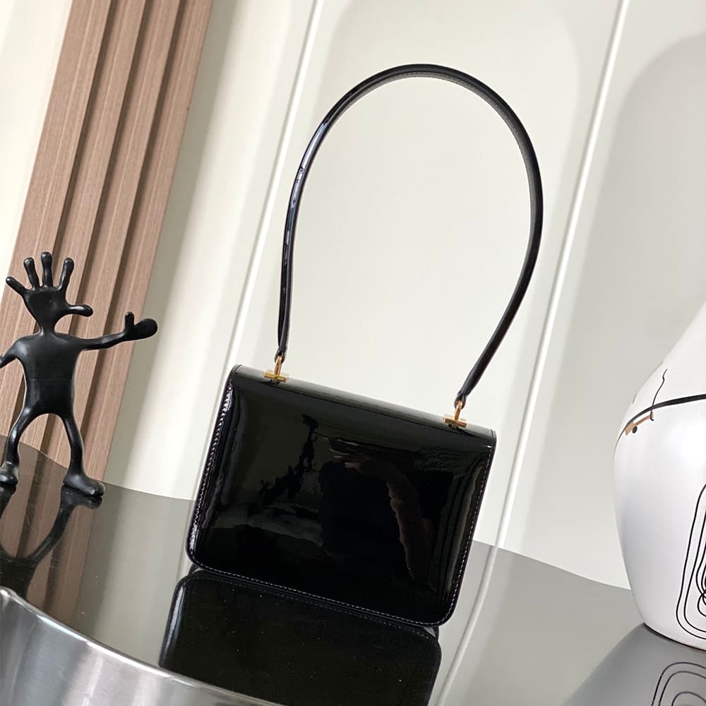 Ce1i*e TEEN GARANCE bag in PATENT CALFSKIN(HIGH-END GRADE)