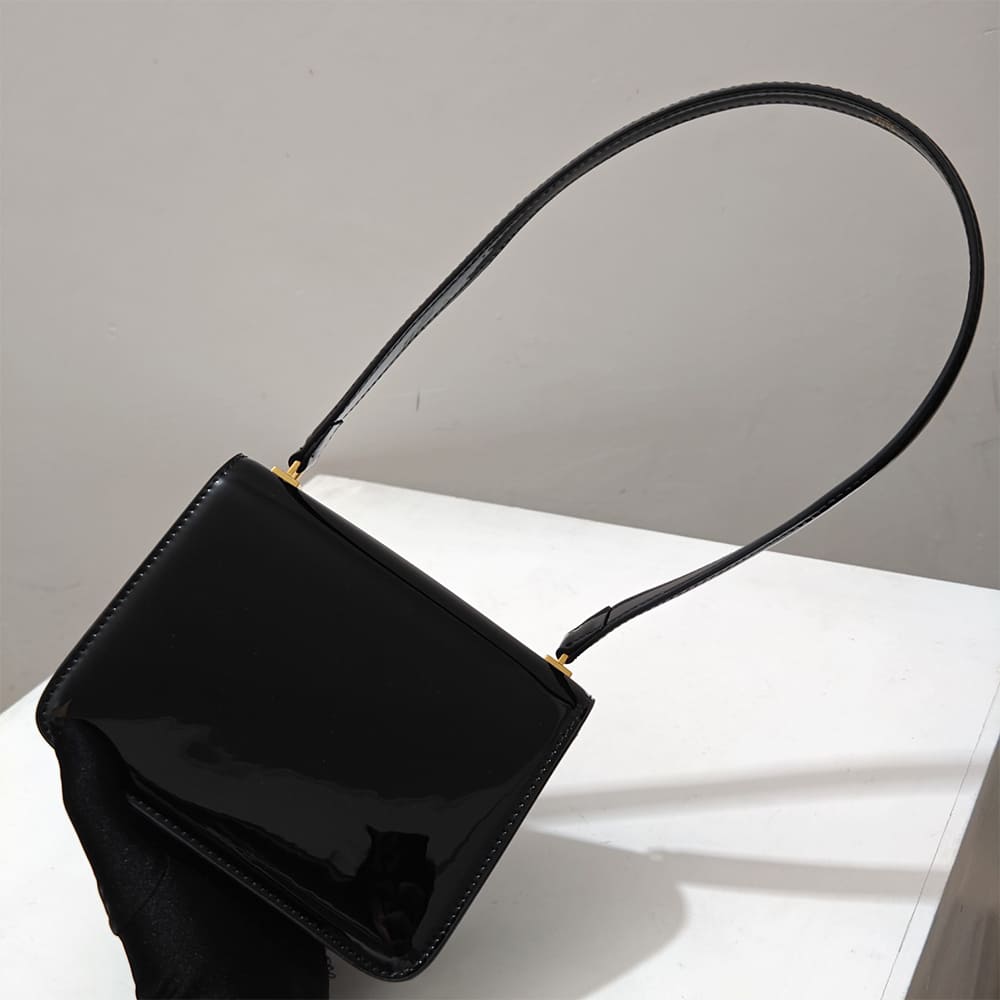 Ce1i*e TEEN GARANCE bag in PATENT CALFSKIN(HIGH-END GRADE)