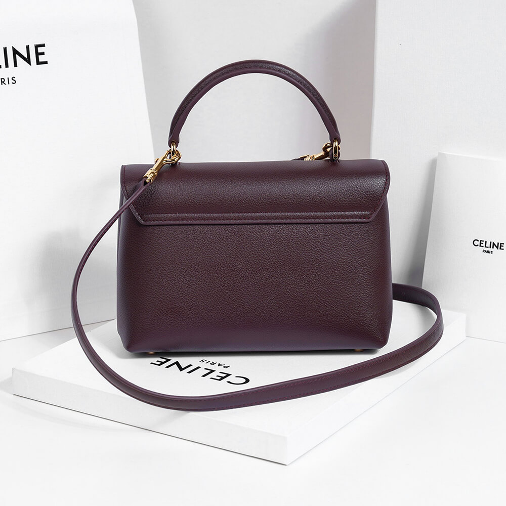 Ce1i*e TEEN NINO BAG IN S*pPLE GRAINED CALFSKIN(HIGH-END GRADE)