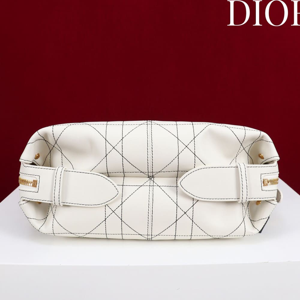 D10r Small D-Journey Bag in Two-Tone Calfskin(HIGH-END GRADE)