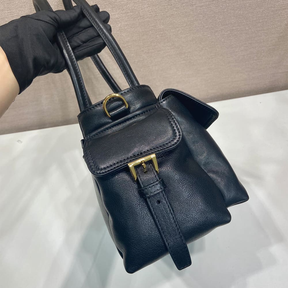 Pra*a Explore medium nappa leather tote bag(HIGH-END GRADE)
