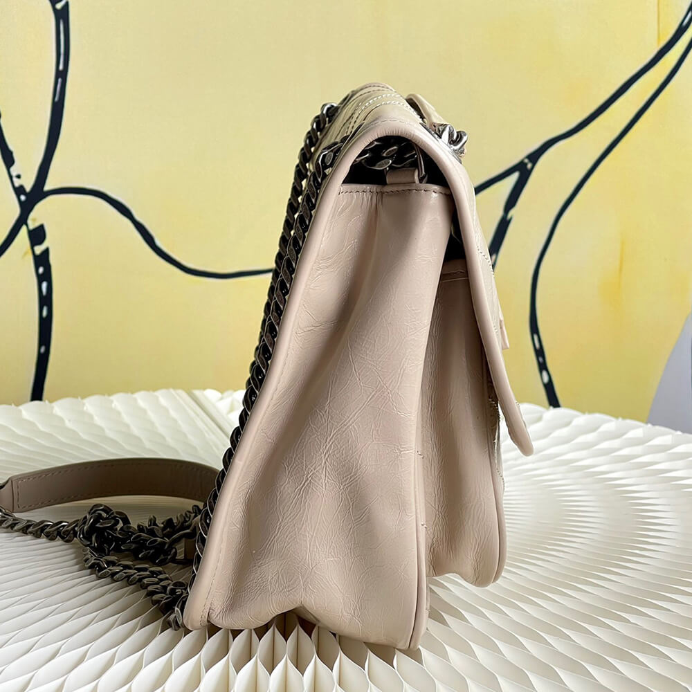 Y51 NIKI MEDIUM IN CRINKLED VINTAGE LEATHER(HIGH-END GRADE)