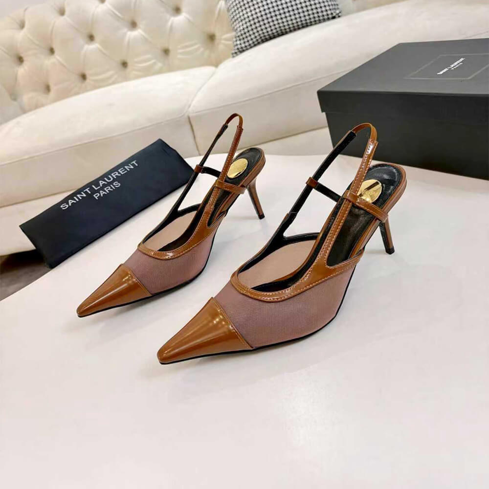 Y51 slingback pumps