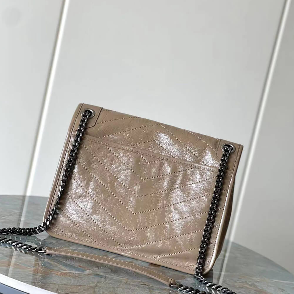 Y51 NIKI MEDIUM IN CRINKLED VINTAGE LEATHER(HIGH-END GRADE)
