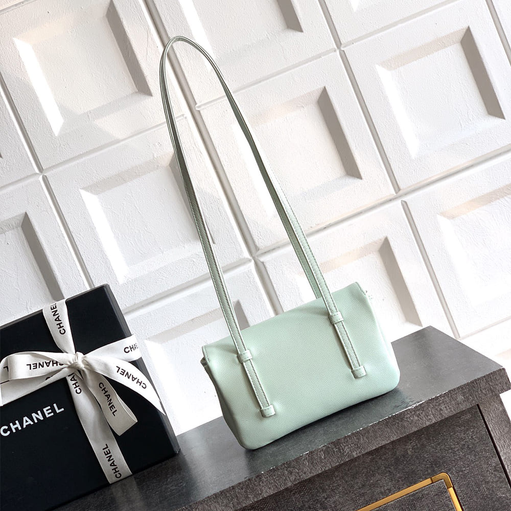 Ch**el Clutch with Leather Strap(HIGH-END GRADE)