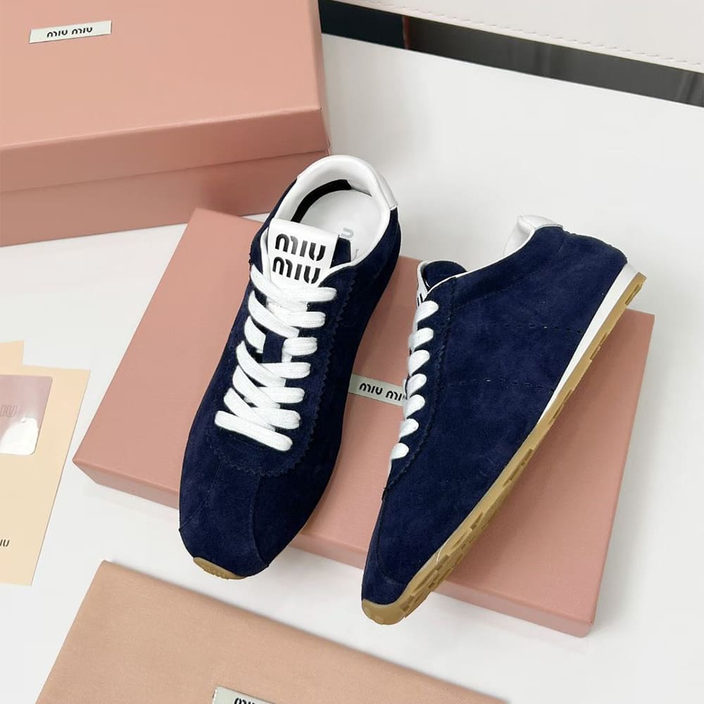 M1um1u Suede Sneakers