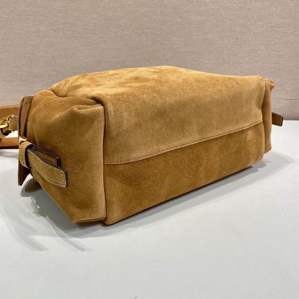 Pra*a Explore large suede bag(HIGH-END GRADE)