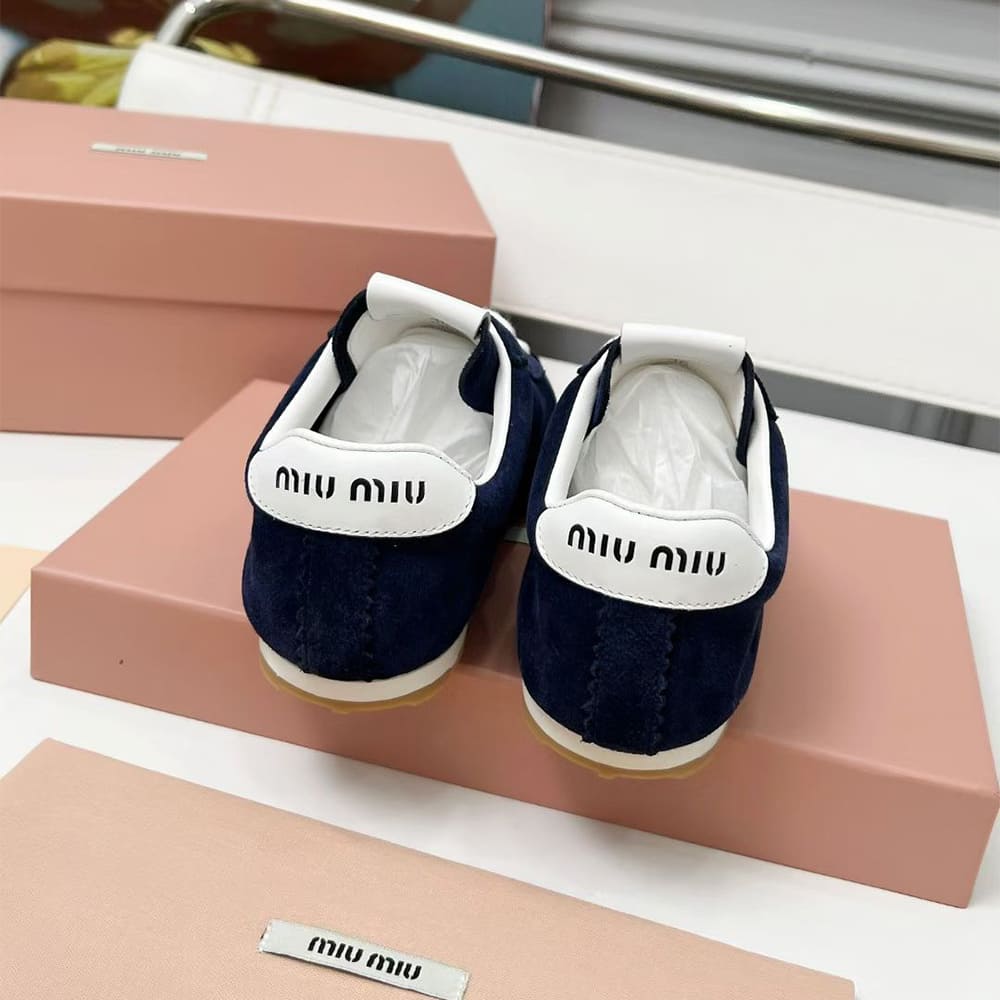 M1um1u Suede Sneakers