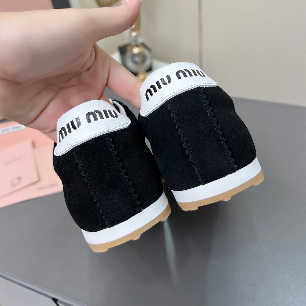 M1um1u Suede Sneakers