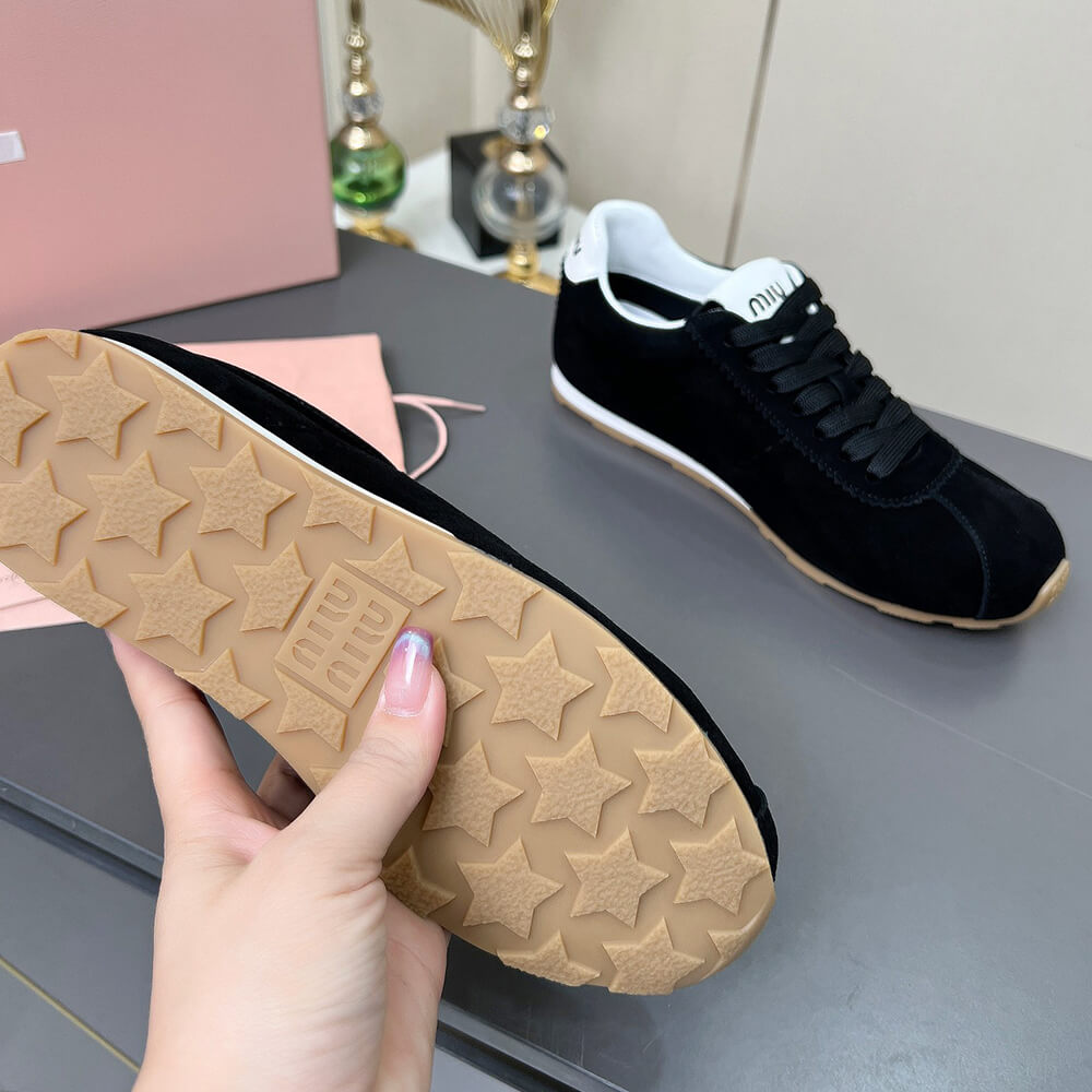 M1um1u Suede Sneakers