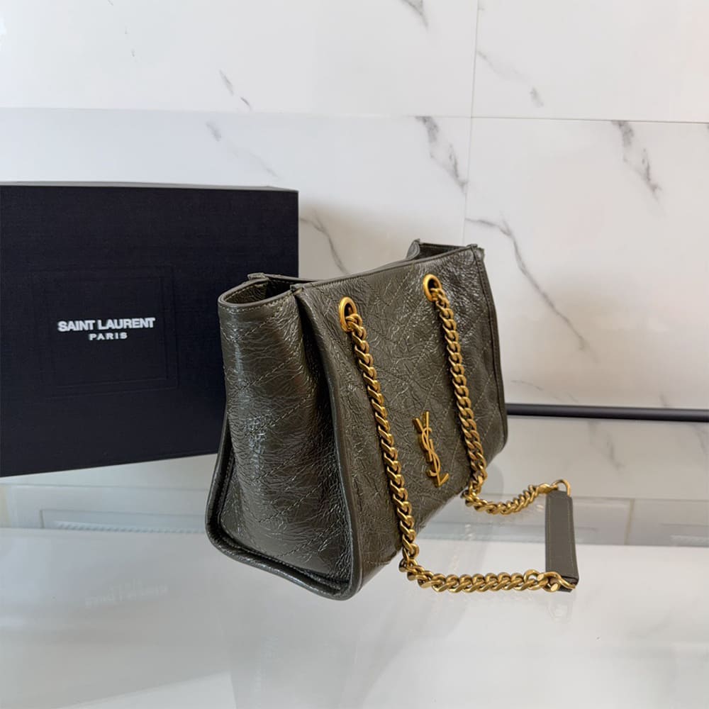 Y51 NIKI small shopping in vintage leather(HIGH-END GRADE)