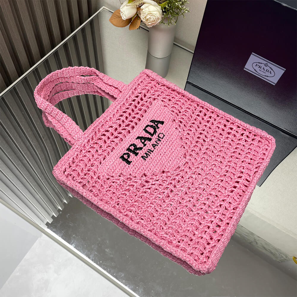 Pra*a Crochet tote bag(HIGH-END GRADE)