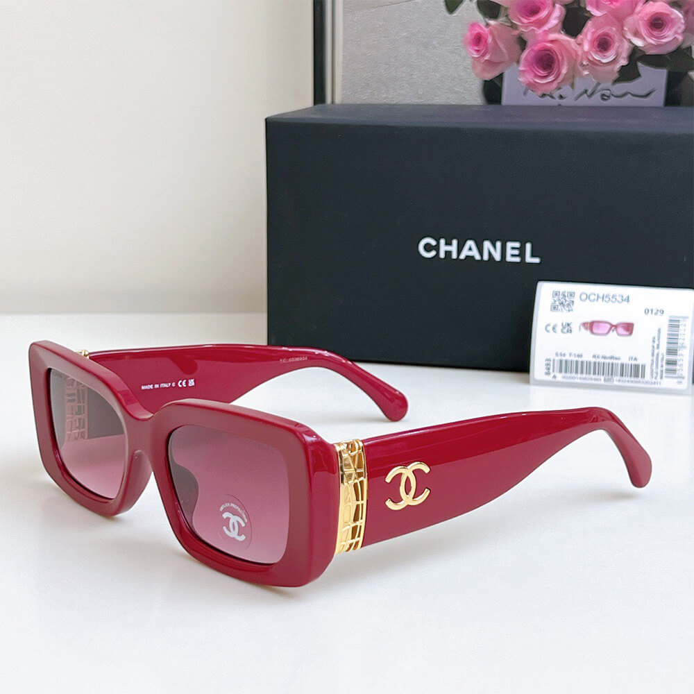 Ch**el Rectangle Sunglasses