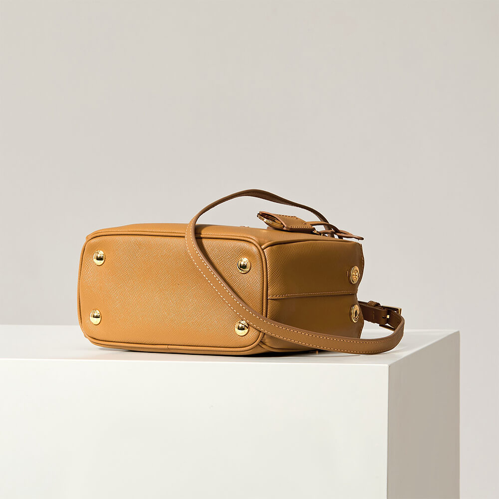 Pra*a Galleria mini Saffiano leather bag(HIGH-END GRADE)
