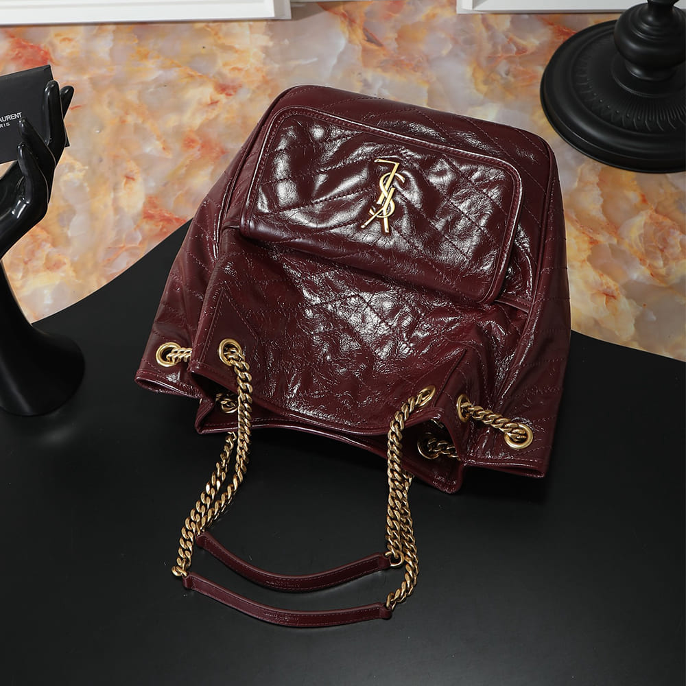 Y51 NIKI small shopping in vintage leather(HIGH-END GRADE)