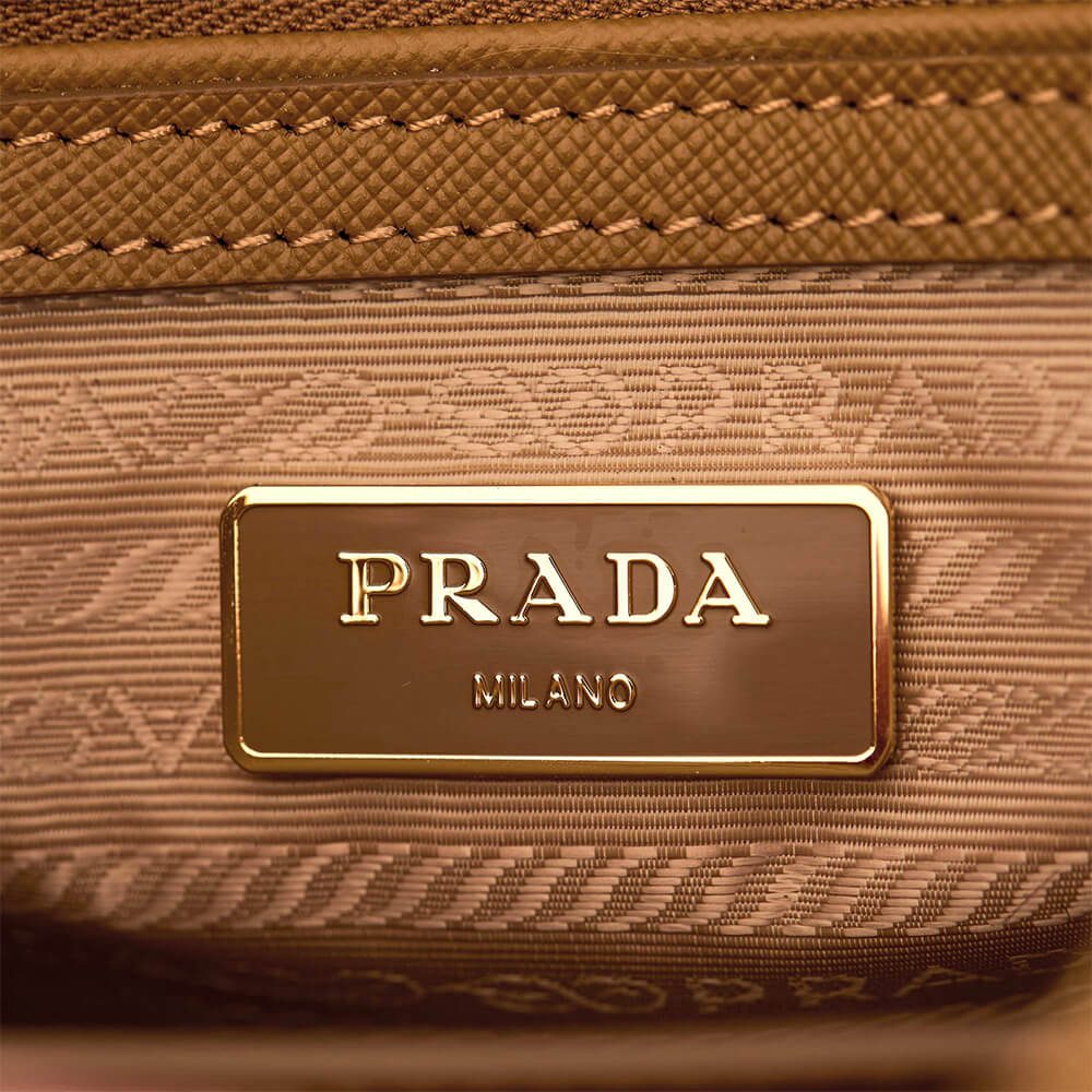 Pra*a Galleria mini Saffiano leather bag(HIGH-END GRADE)