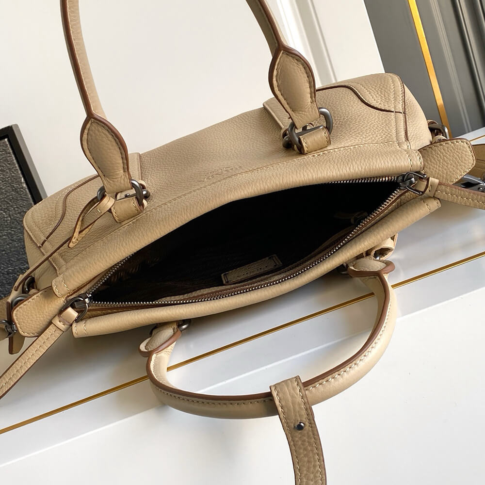 Pra*a Large leather tote bag(HIGH-END GRADE)