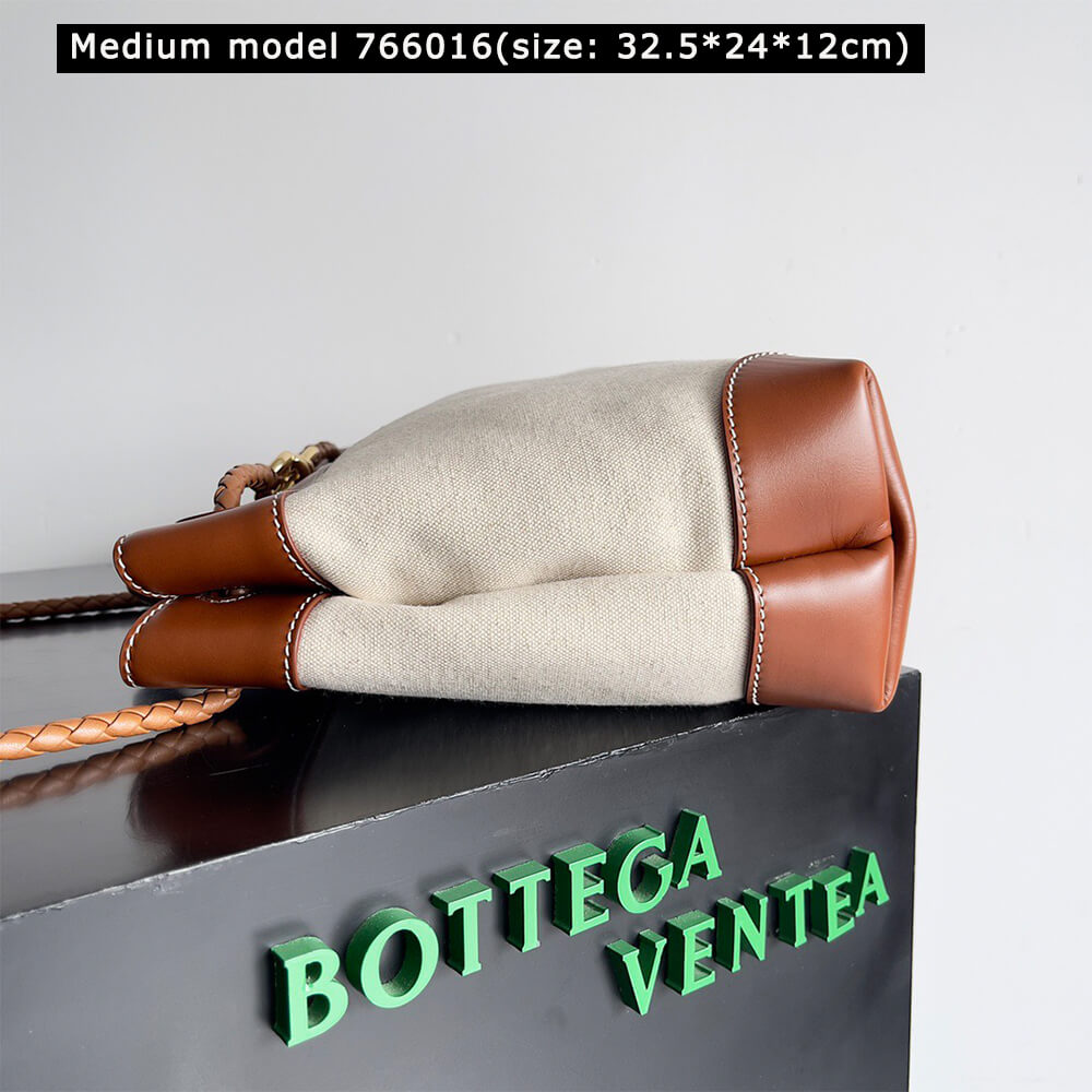 B0tt*ga Ven*ta Andiamo Canvas Handbag(HIGH-END GRADE)