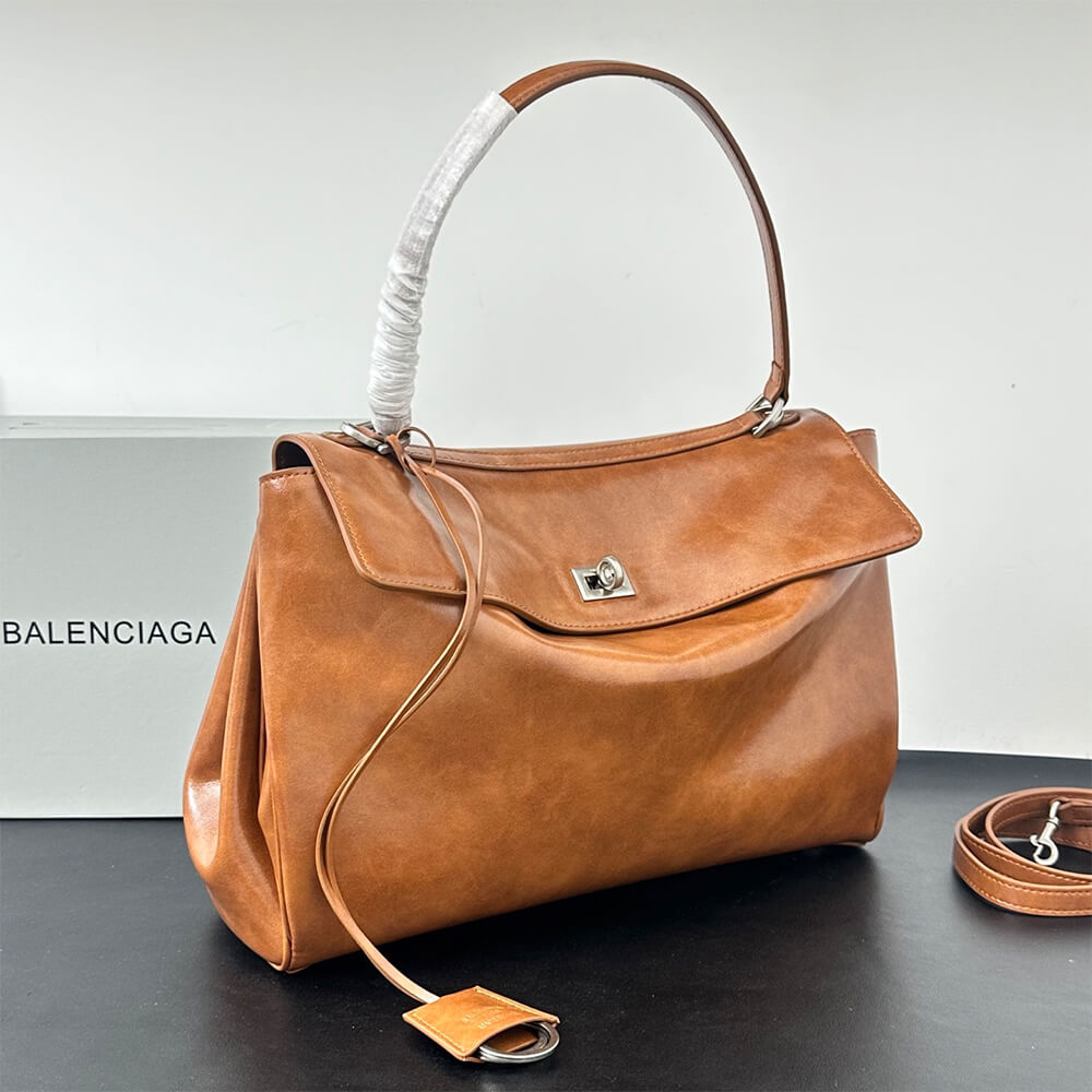 Women’s Rodeo Handbag Medium in Tan Cowboy(HIGH-END GRADE)