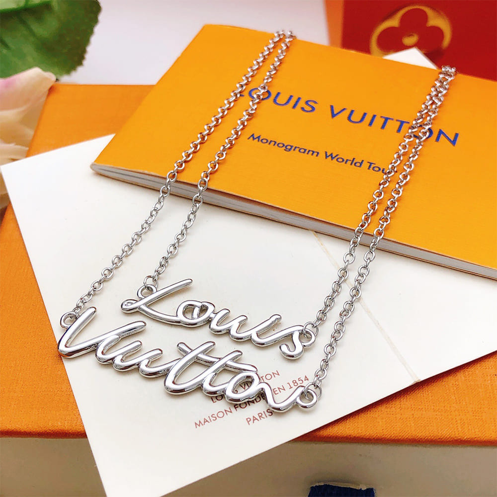 LV Script Necklace