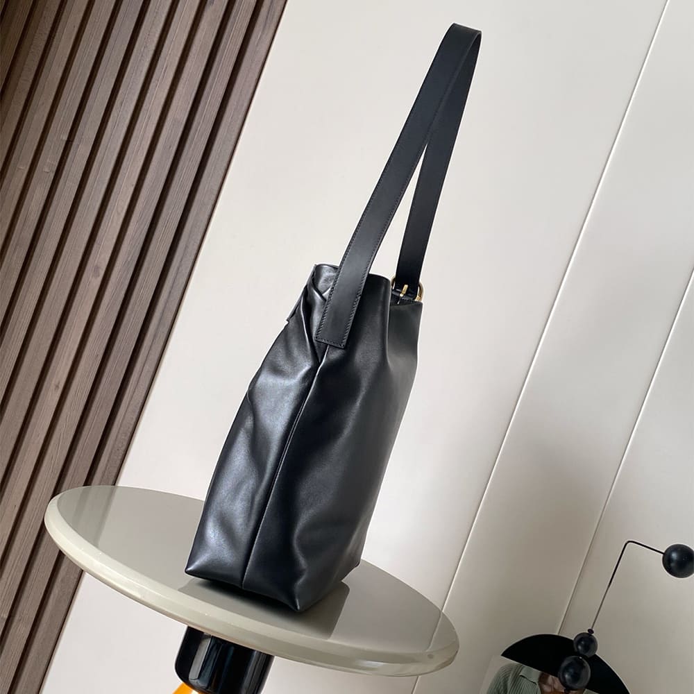 L0ew* Draped tote in mellow nappa lambskin(HIGH-END GRADE)