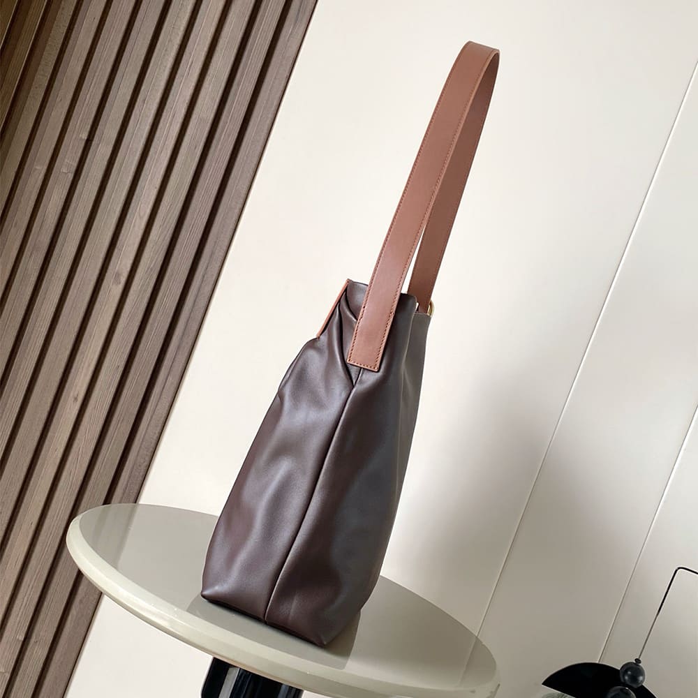 L0ew* Draped tote in mellow nappa lambskin(HIGH-END GRADE)