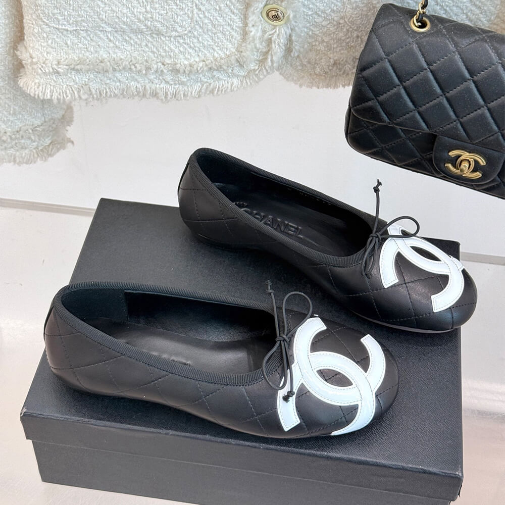 Ch**el Quilted Ballerina Flats