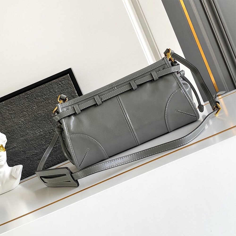 Pra*a Bonnie small leather shoulder bag(HIGH-END GRADE)