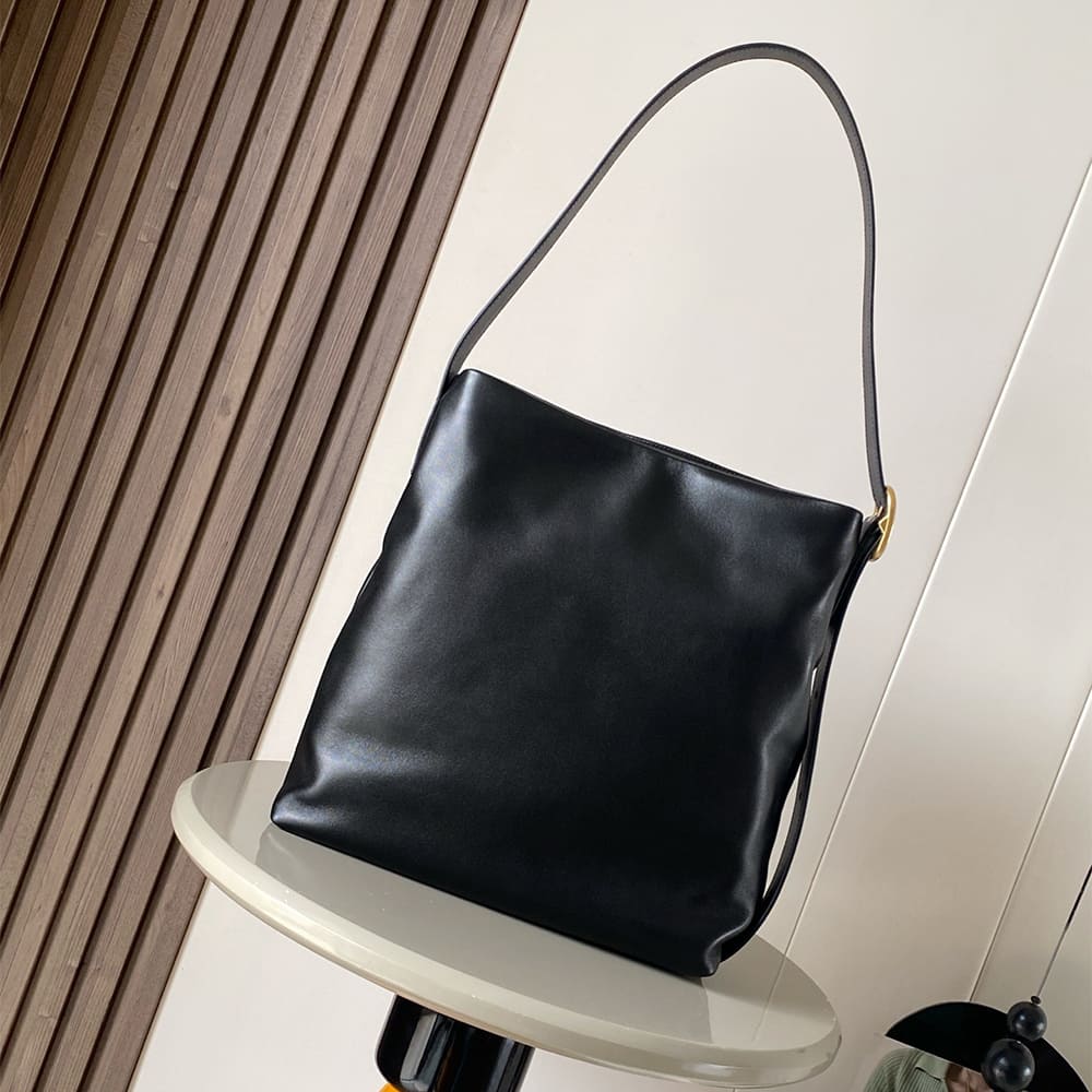 L0ew* Draped tote in mellow nappa lambskin(HIGH-END GRADE)